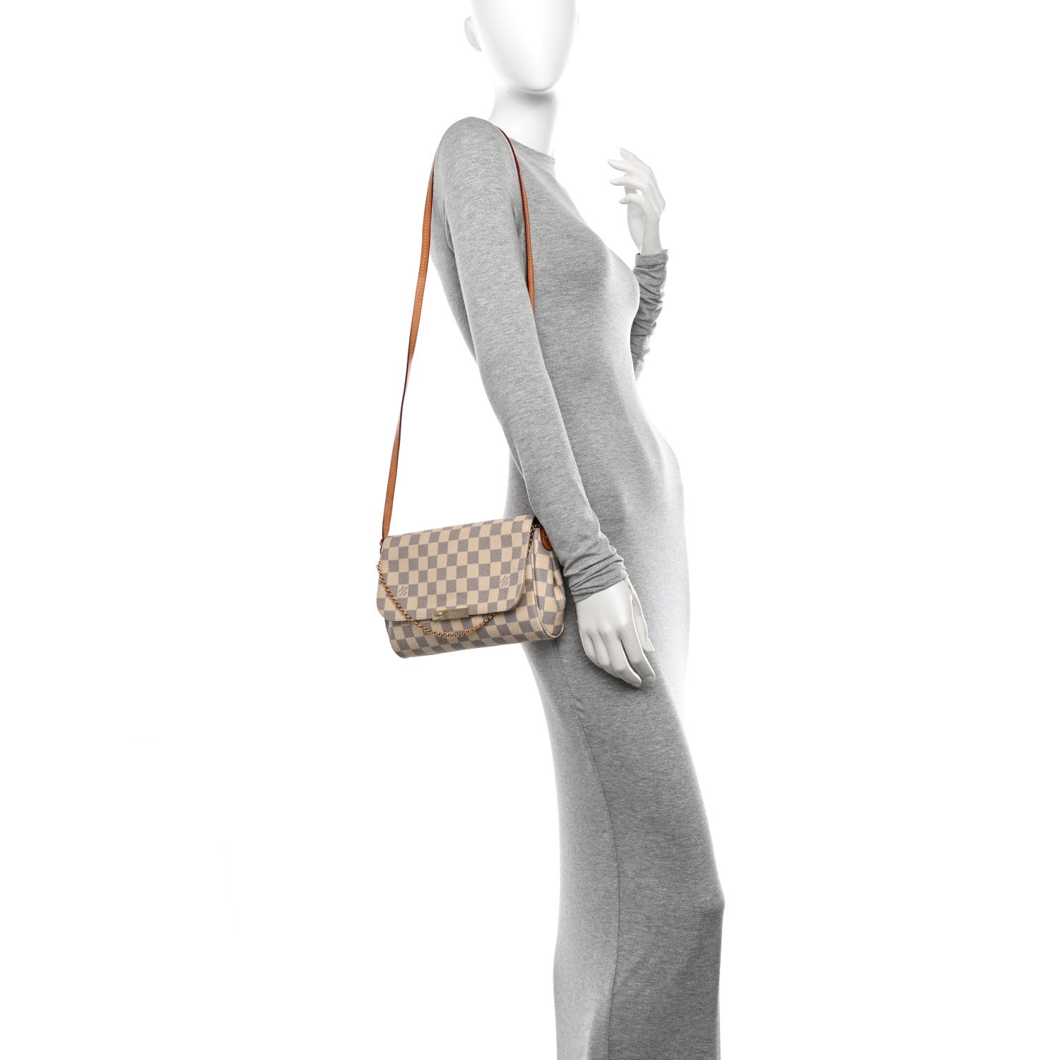 Louis Vuitton Damier Azur Favorite MM 2 of 14