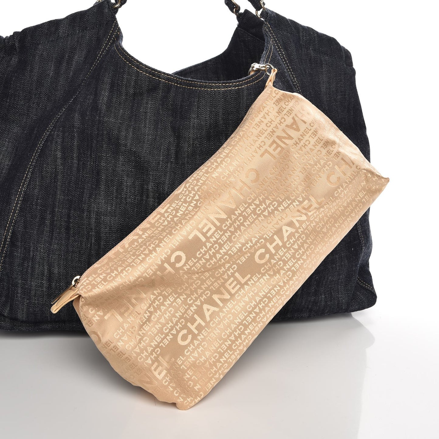 Denim XL Coco Cabas Tote Dark Blue