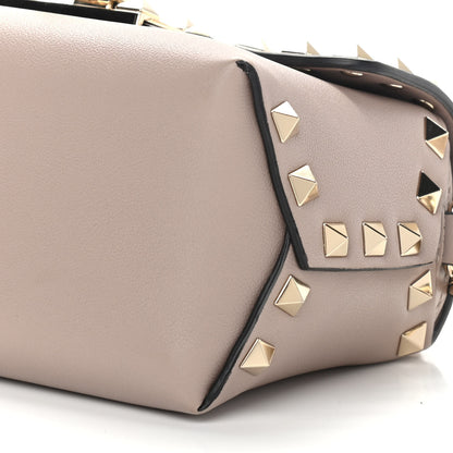 Valentino Garavani Calfskin Mini Rockstud Crossbody Bag Poudre 10 of 10