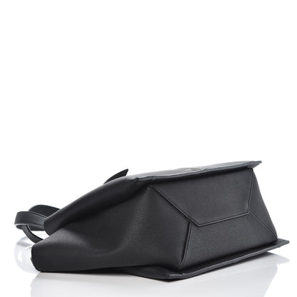 Celine Baby Grained Calfskin Medium Tri-Fold Bag Black 4 of 8