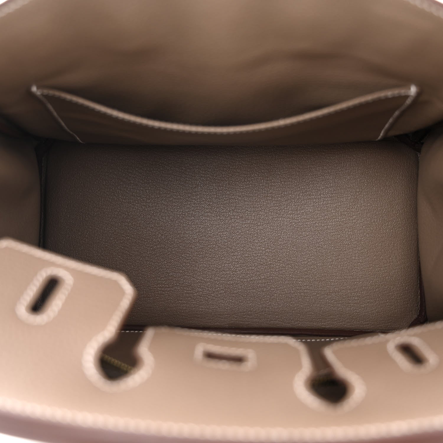 Hermes Togo Birkin 25 Etoupe 5 of 11