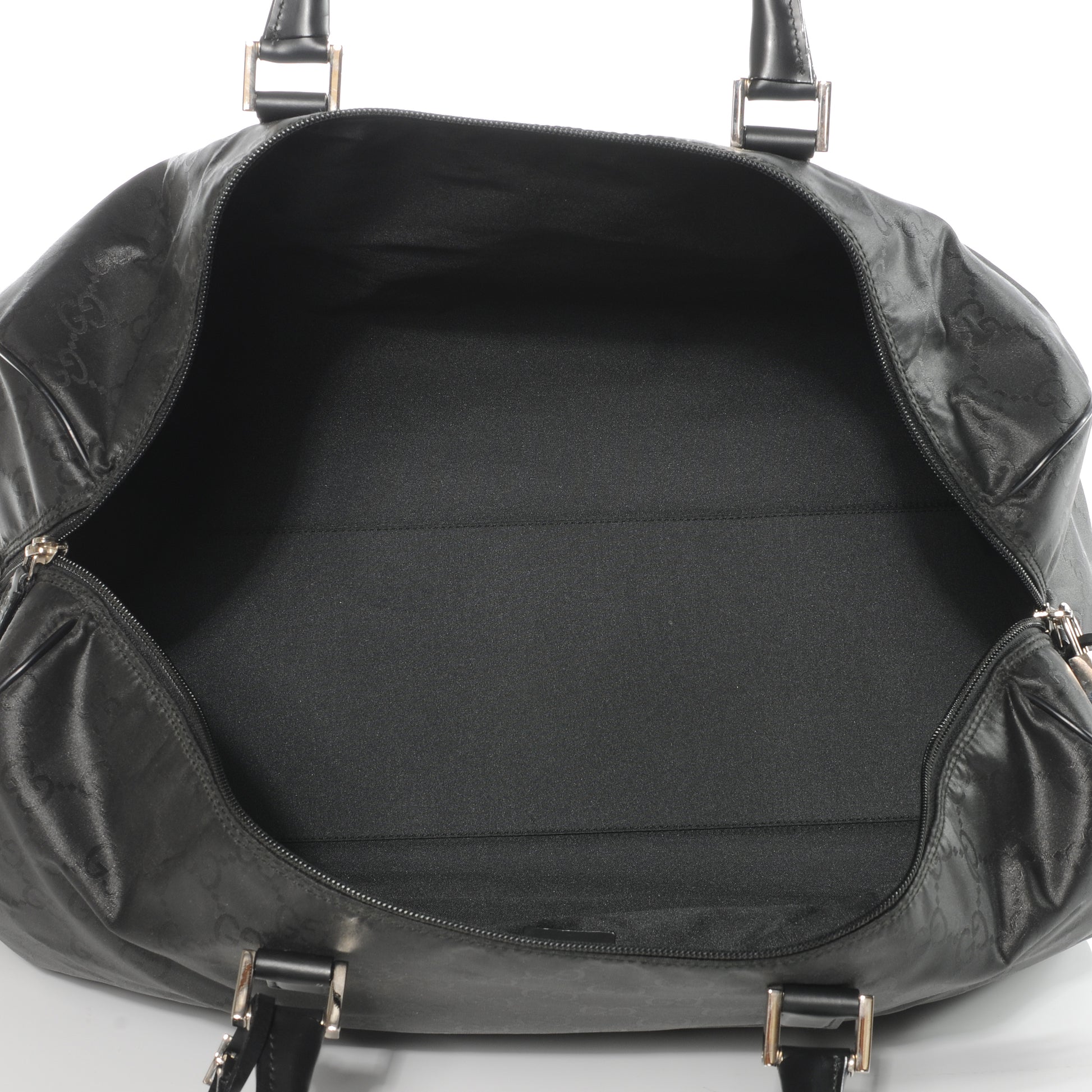 Gucci Nylon Monogram Carry On Duffle Black 9 of 9