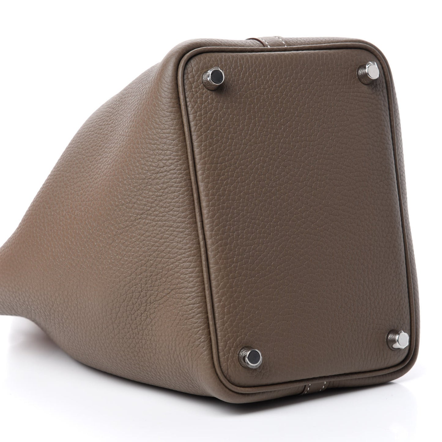 Taurillon Clemence Picotin Lock 18 PM Etoupe