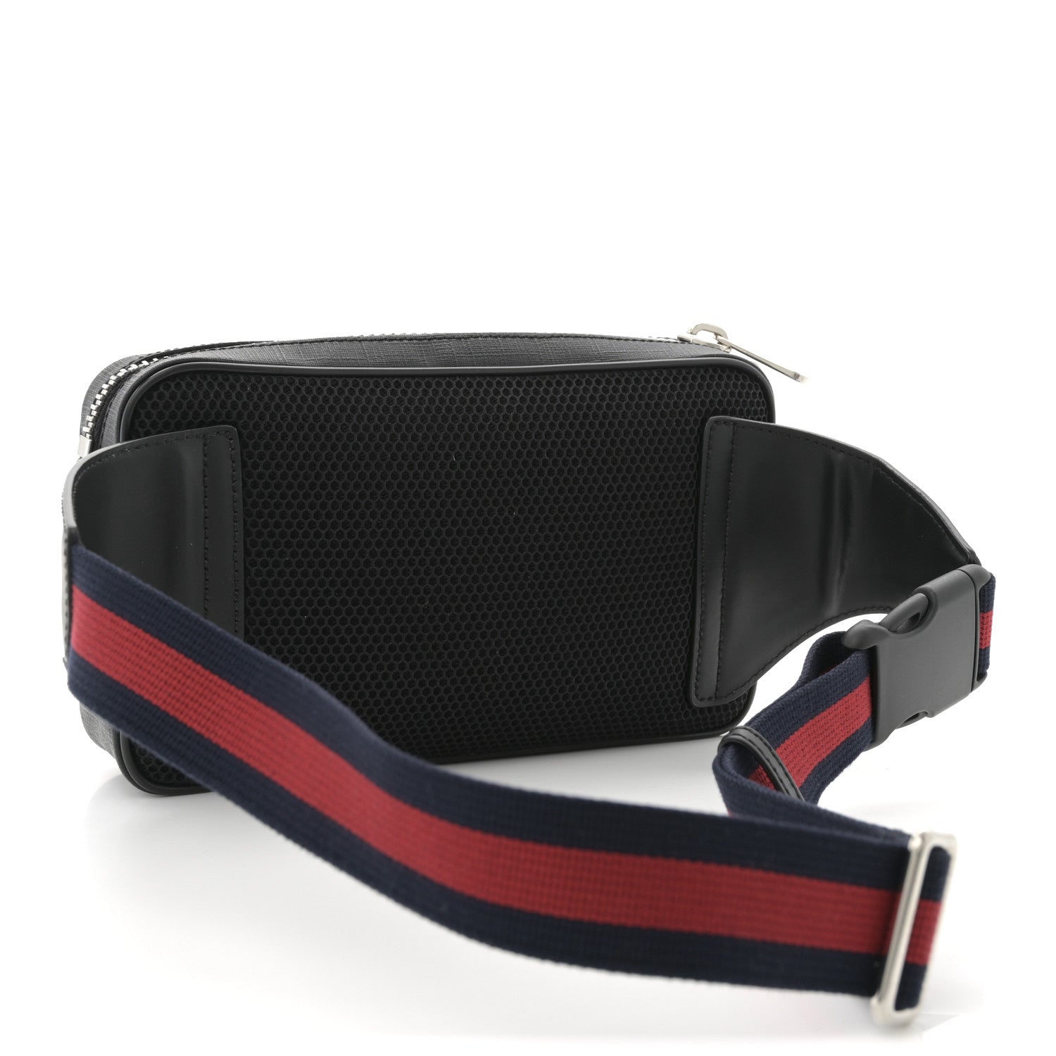 Gucci Soft GG Supreme Monogram Web Belt Bag Black Grey 3 of 10