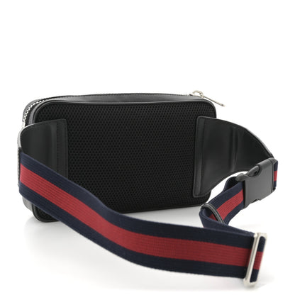 Gucci Soft GG Supreme Monogram Web Belt Bag Black Grey 3 of 10