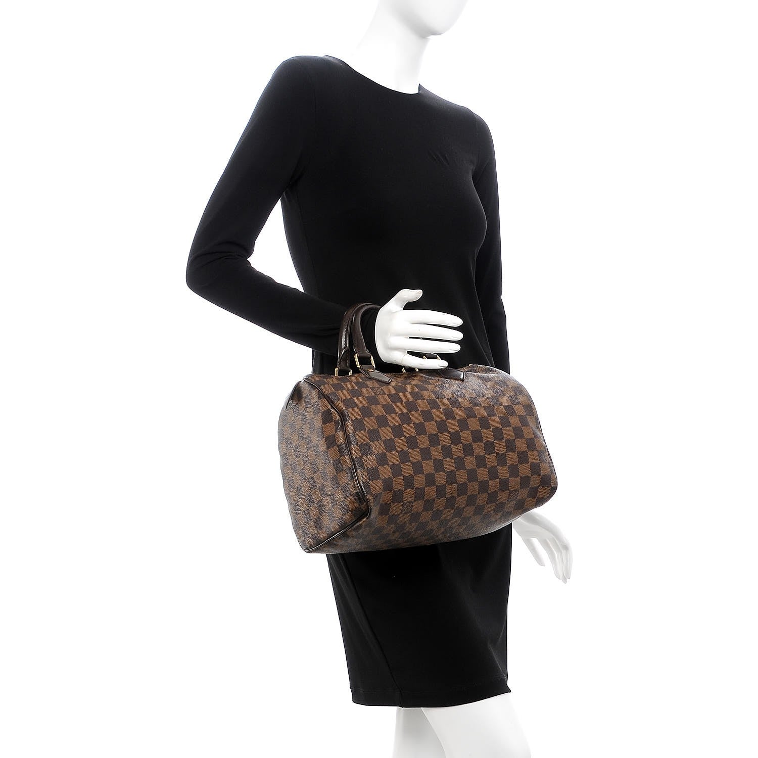 Louis Vuitton Damier Ebene Speedy 30 2 of 10