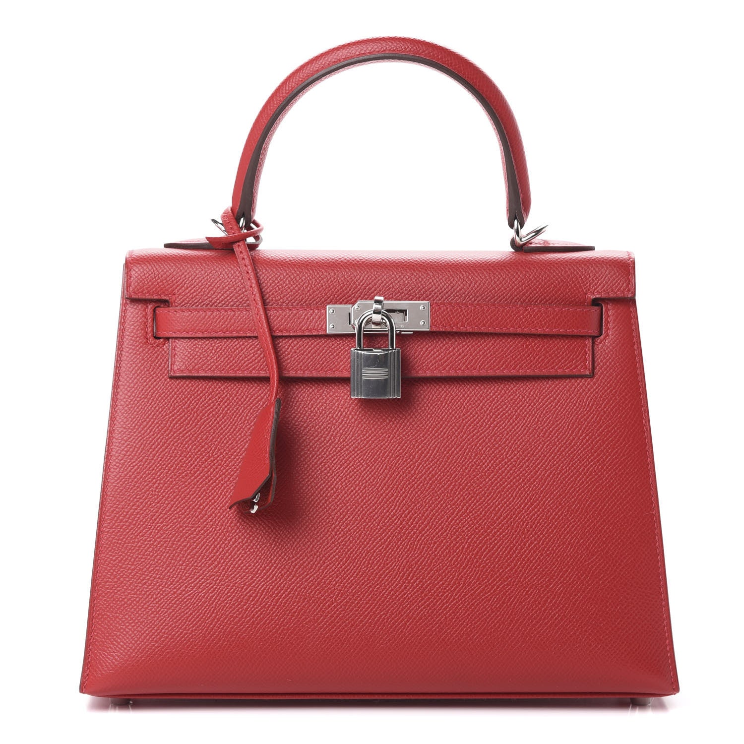 Hermes Epsom Kelly Sellier 25 Rouge Casaque 1 of 10
