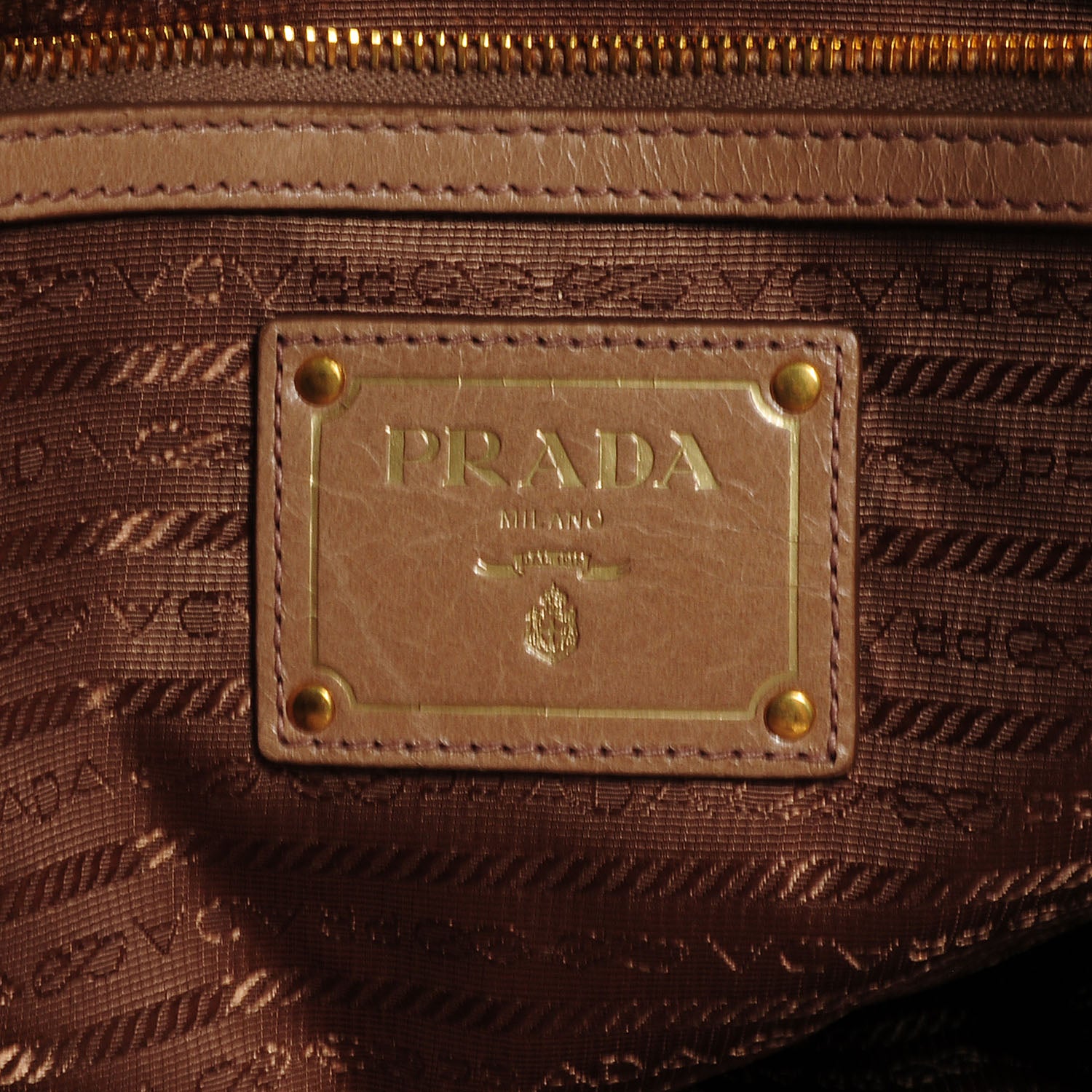 Prada Vitello Shine Tote 7 of 9