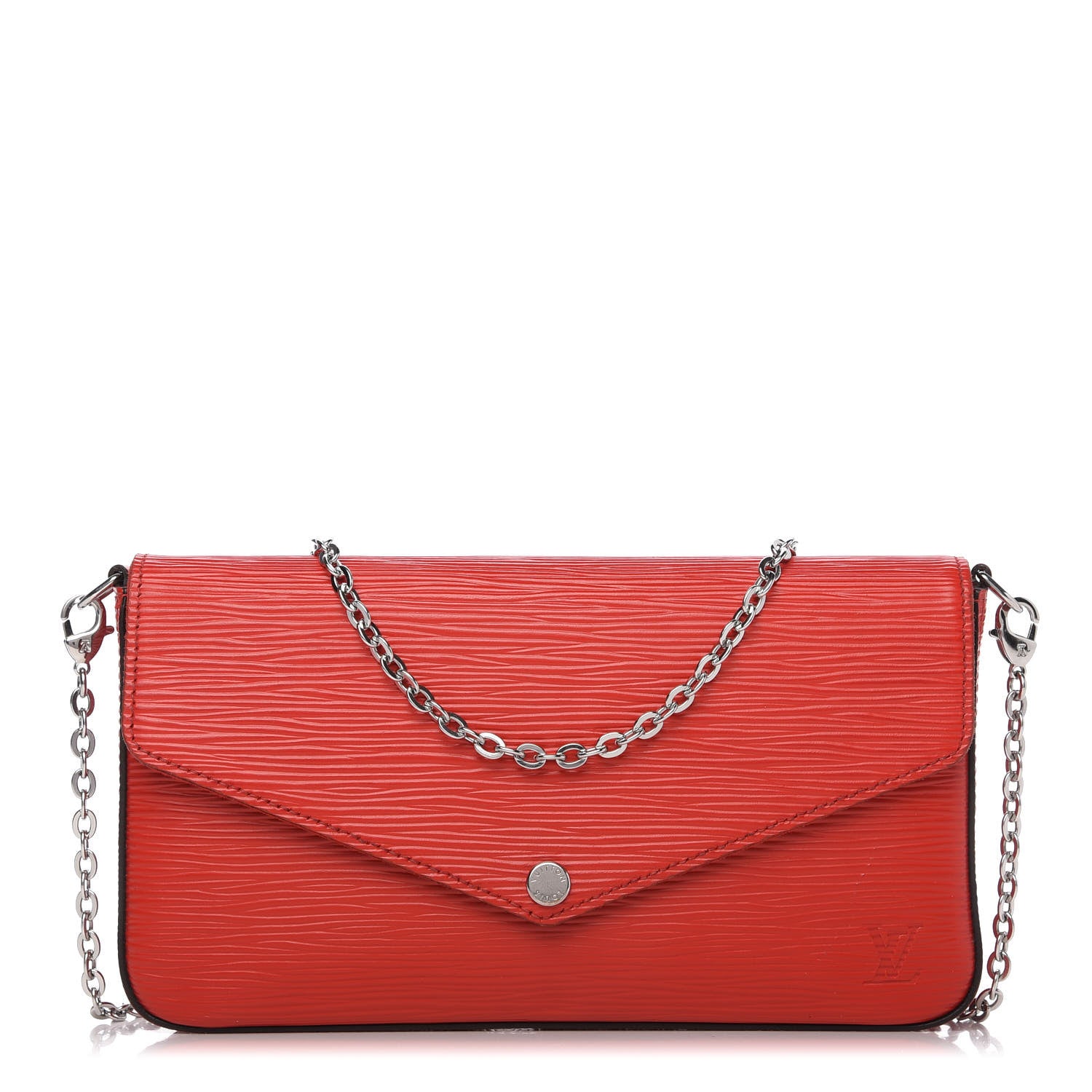 Louis Vuitton Epi Pochette Felicie Coquelicot 1 of 12