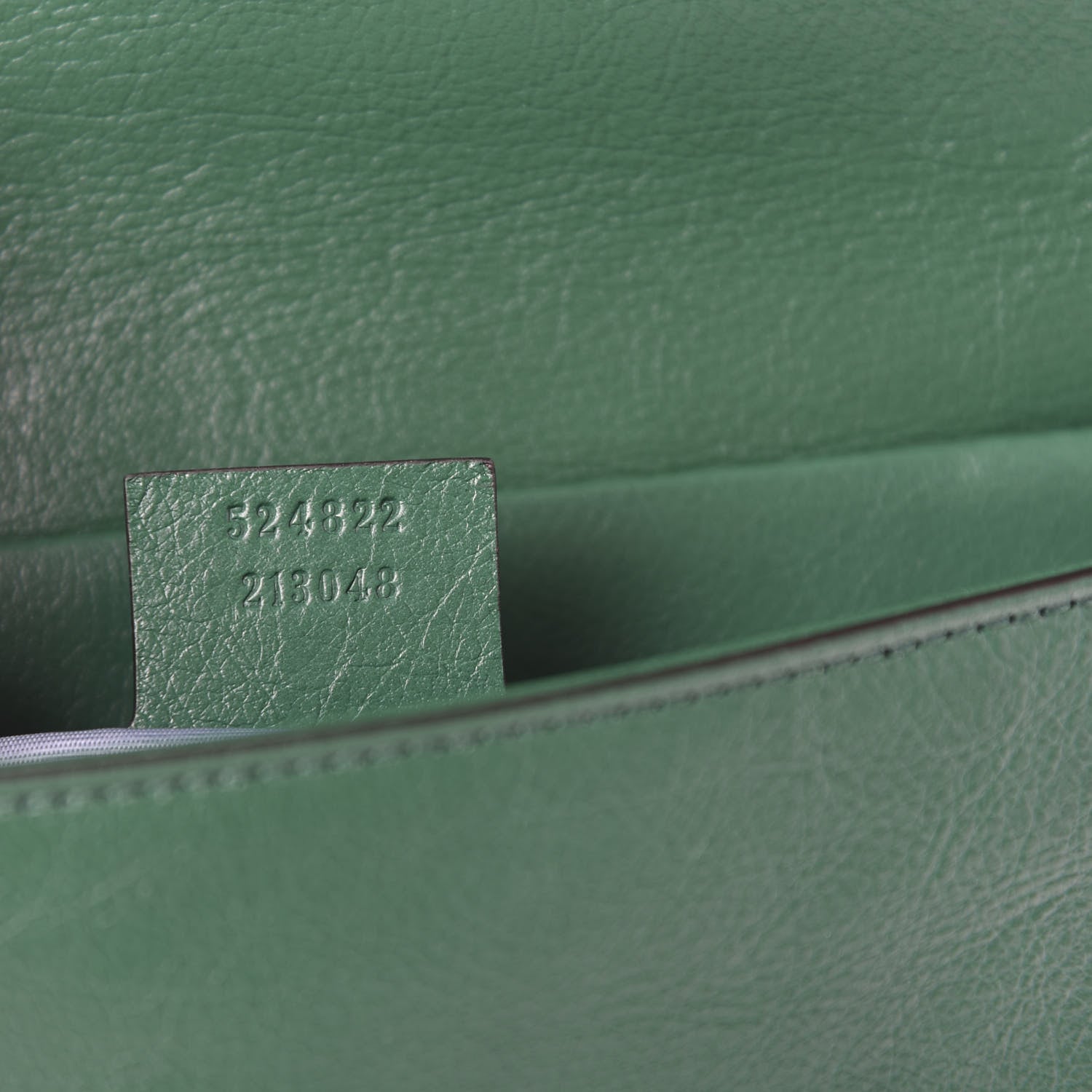 Gucci Calfskin Medium Thiara Double Envelope Shoulder Bag Blue Green 9 of 10