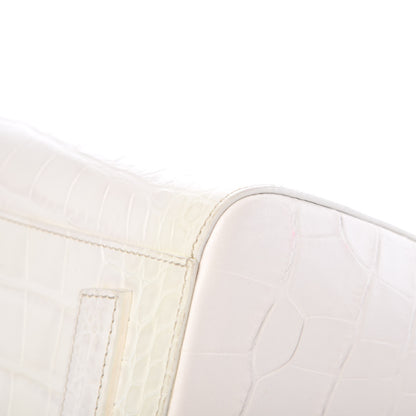 Givenchy Calfskin Crocodile Embossed Small Antigona White 24 of 26