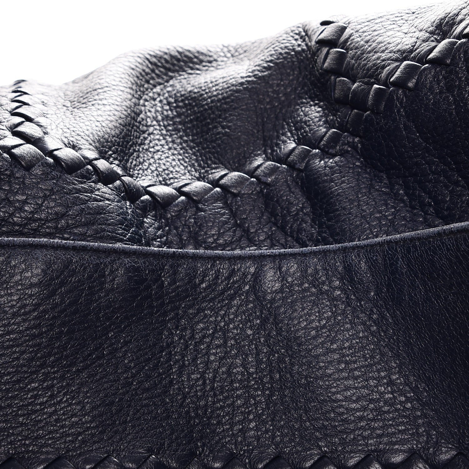 Bottega Veneta Washed Cervo Deerskin Large Hobo China Blue 13 of 16