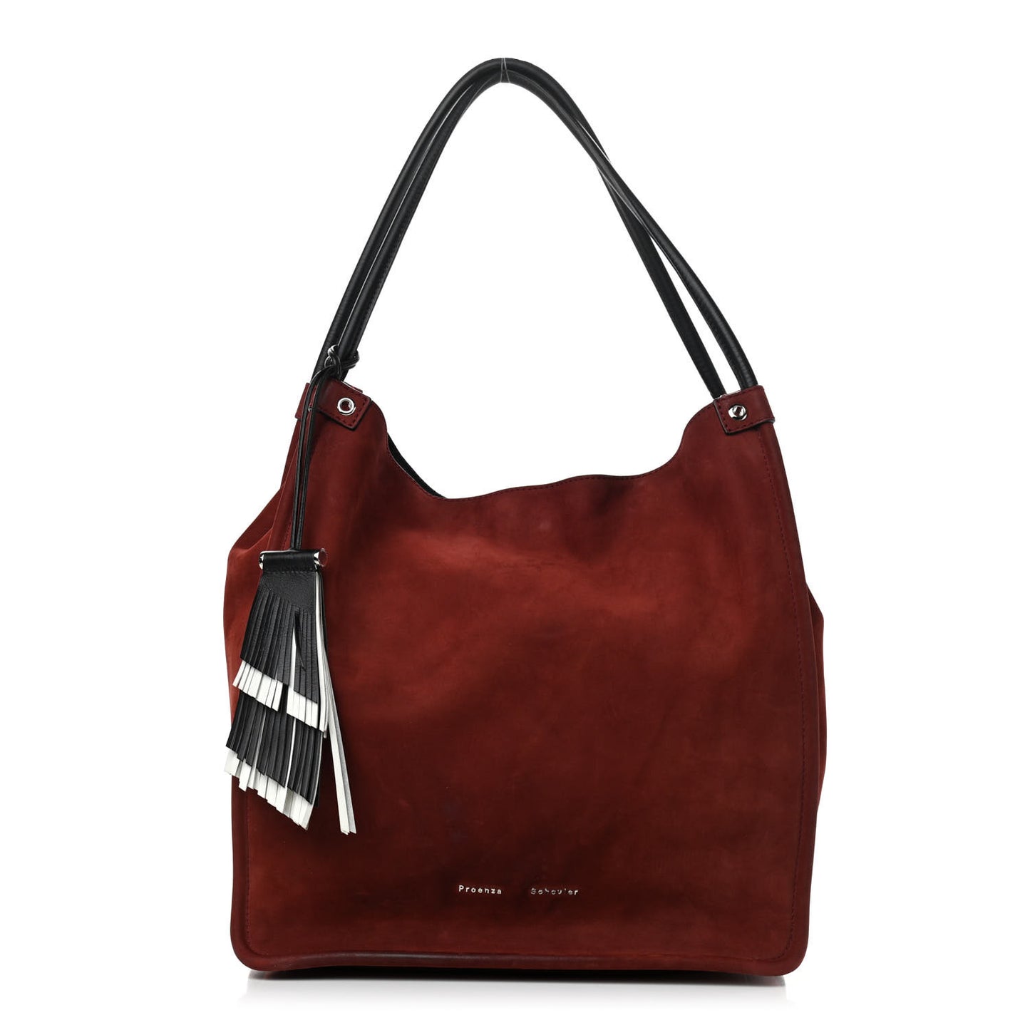 Suede L Tote Midnight Plum
