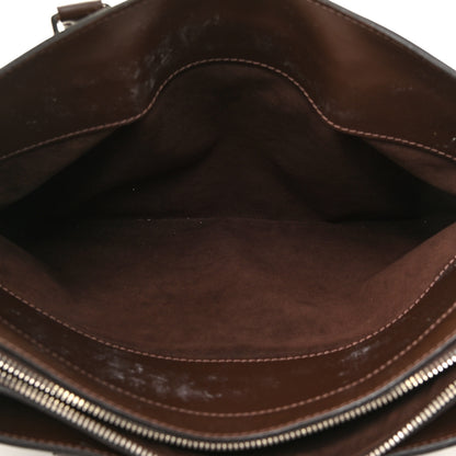 Louis Vuitton Epi Brooks Briefcase Brown 6 of 40