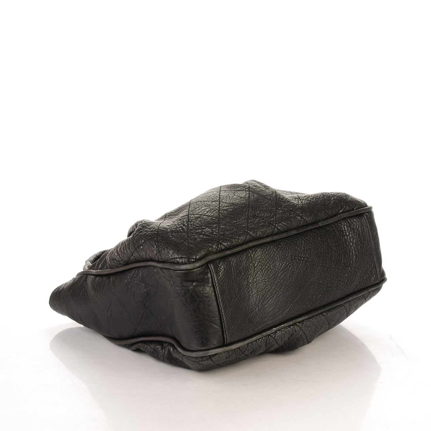 Distressed Lambskin Le Marais Tote Black