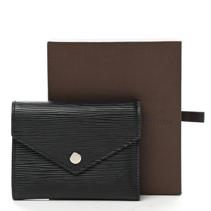 Louis Vuitton Epi Victorine Wallet Black 7 of 7