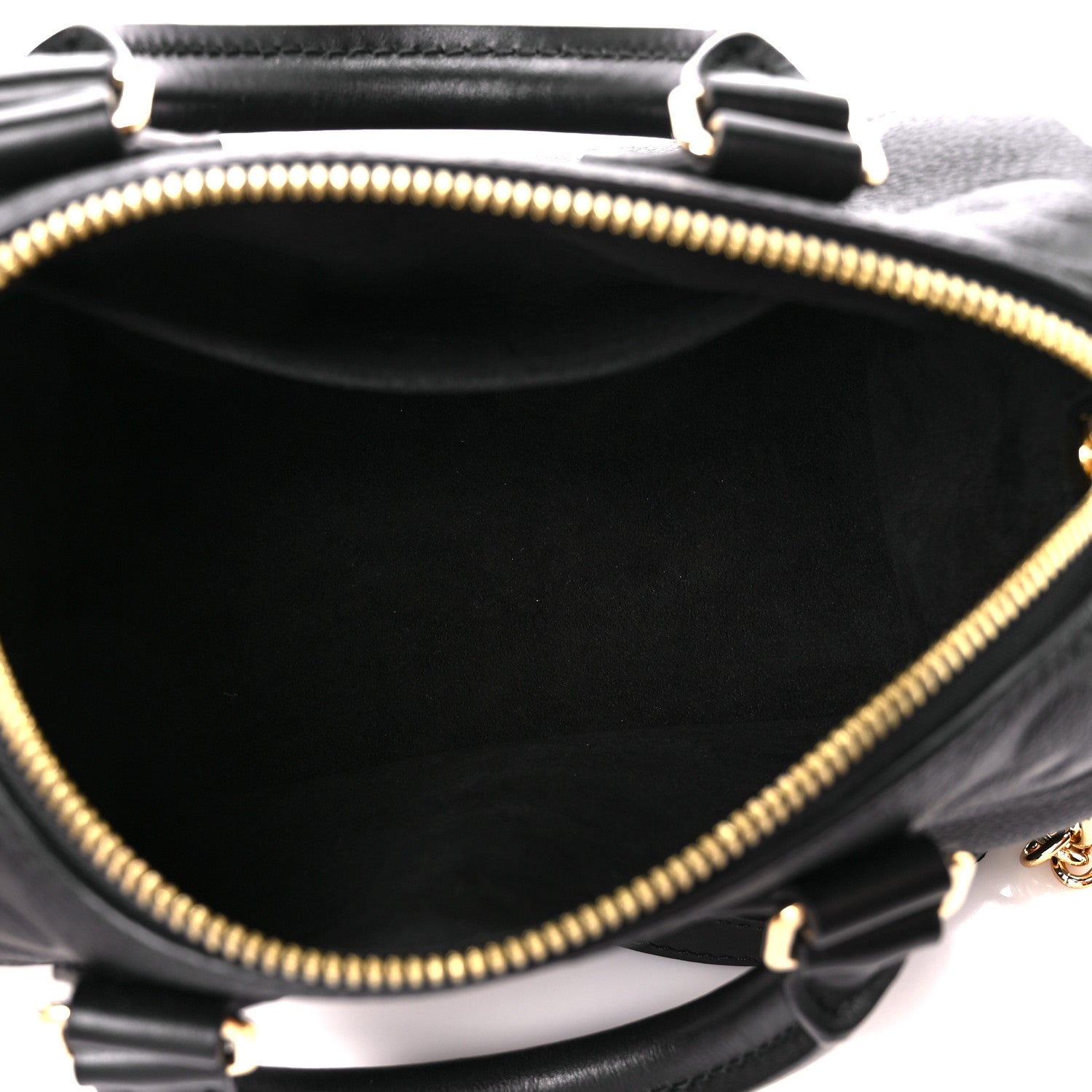 Louis Vuitton Empreinte Monogram Giant Speedy Bandouliere 20 Black 5 of 9
