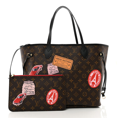 Louis Vuitton Monogram My LV World Tour Neverfull MM 3 of 9