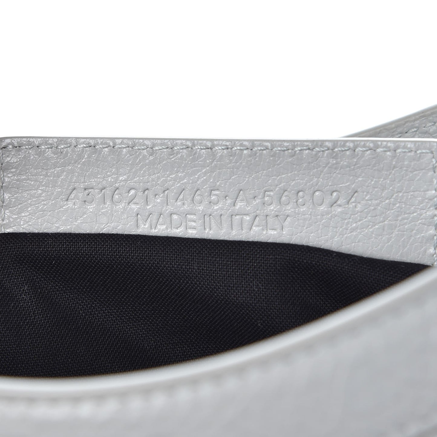 Agneau Classic Silver Hardware S City Gris Nuage