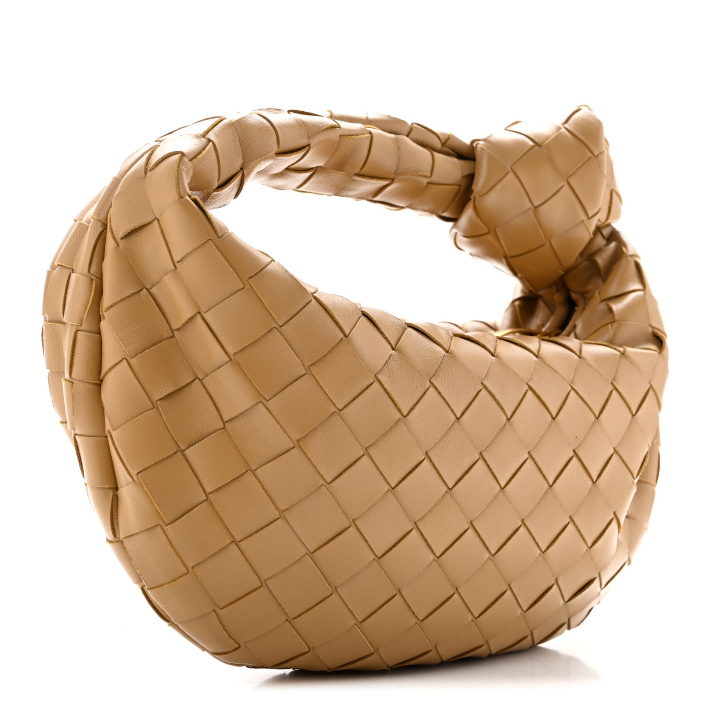 Nappa Intrecciato Mini Jodie  Dark Praline