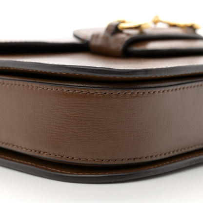 Gucci Azalea Calfskin Horsebit 1955 Shoulder Bag Brown Sugar 9 of 15