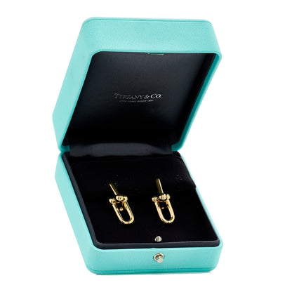 Tiffany 18K Yellow Gold Large HardWear Link Earrings 5 of 5