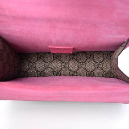 Gucci GG Supreme Monogram Mini Dionysus Shoulder Bag Pink 5 of 12