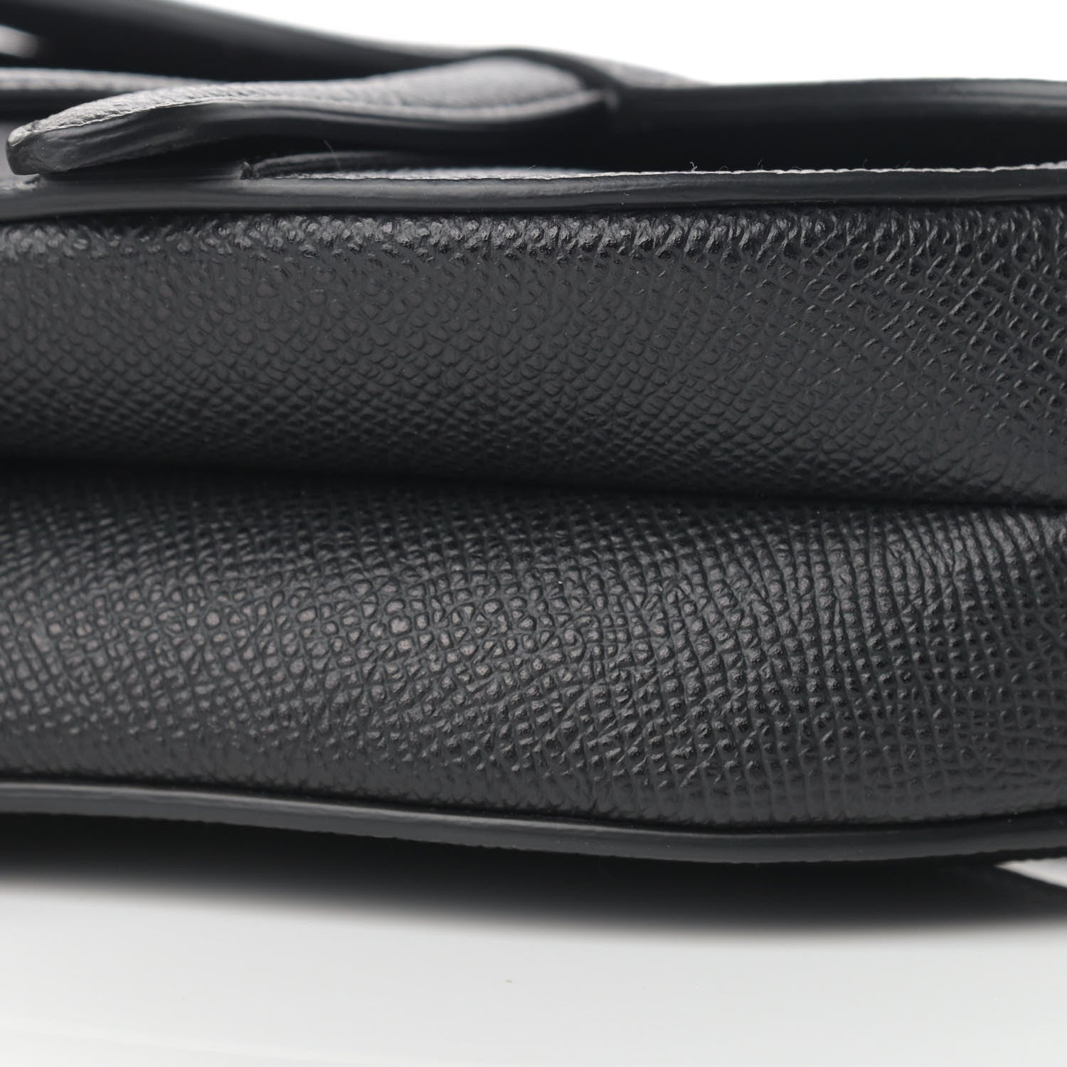 Christian Dior Calfskin Mini Saddle Bag Black 6 of 9