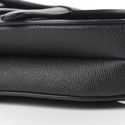 Christian Dior Calfskin Mini Saddle Bag Black 6 of 9