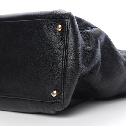 Chanel Calfskin Cerf Executive Shopper Tote Black 8 of 8