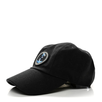 Hermes Linen Davis Ancre Cap 57 Black 1 of 8