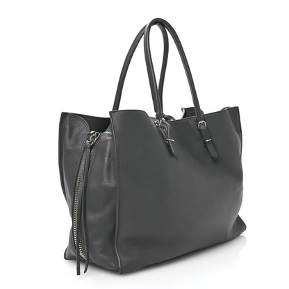 Balenciaga Veau Papier B4 Zip Around Tote Gris Fossile 4 of 12