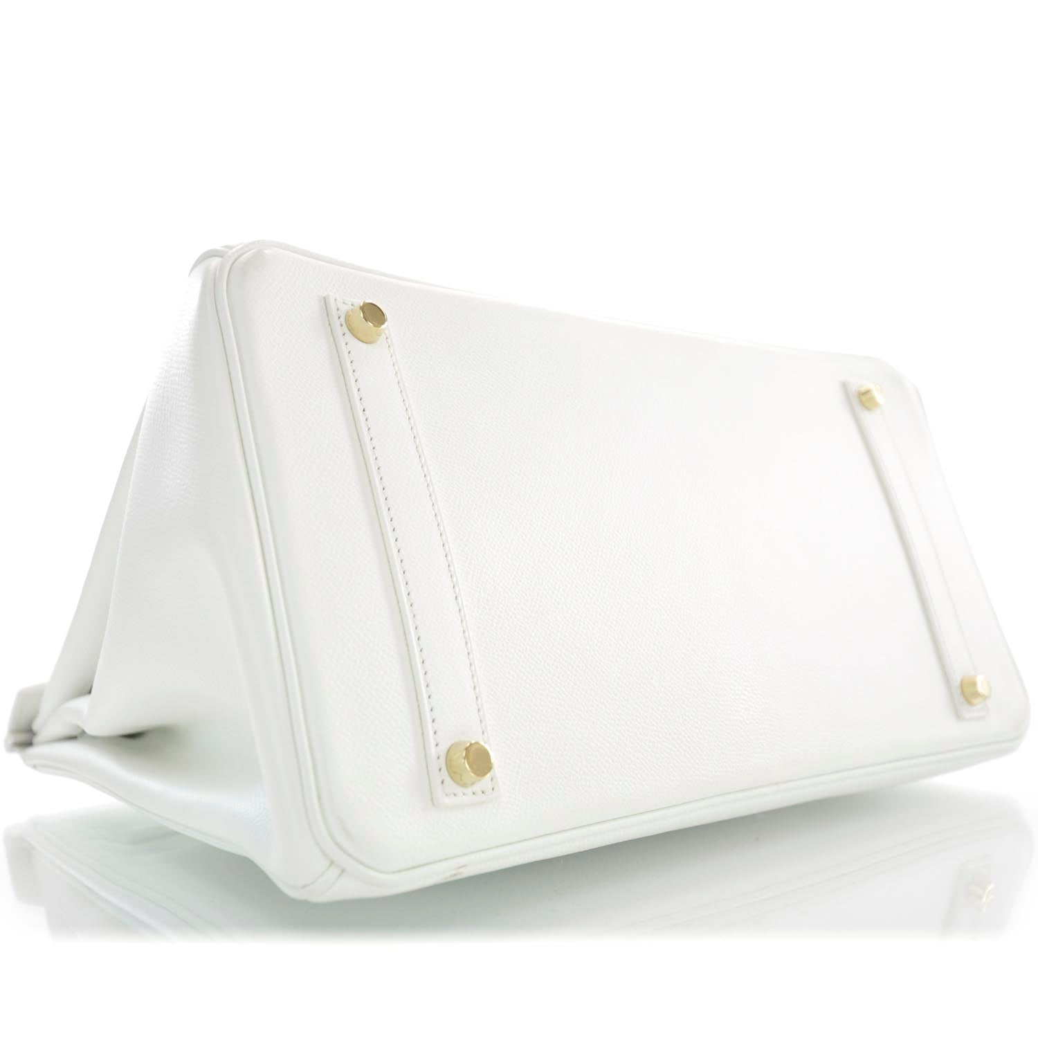 Hermes Epsom BIRKIN 35 White 6 of 10