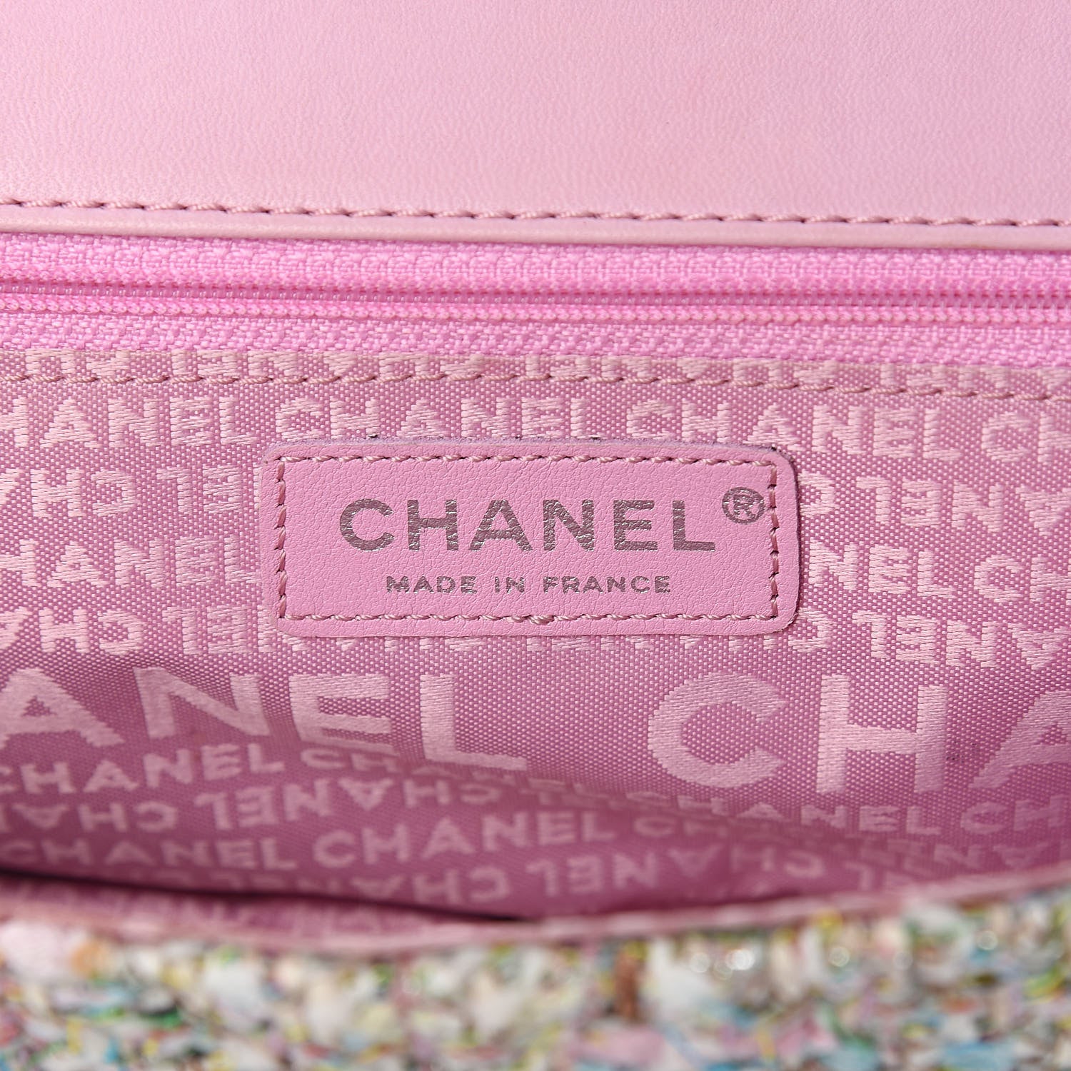 Chanel Tweed CC Flap Multicolor 6 of 13