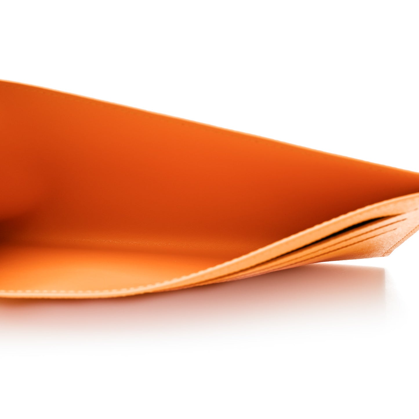 Calfskin Felicie Card Holder Insert Saffron Yellow