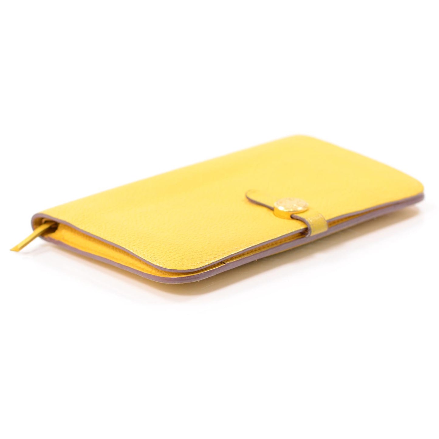 Togo Dogon Compact Wallet Soleil
