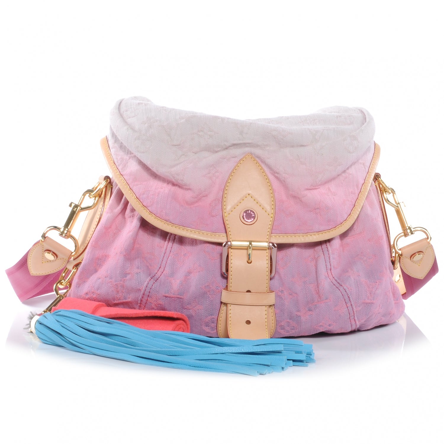 Louis Vuitton Denim Sunshine Messenger Rose 1 of 8