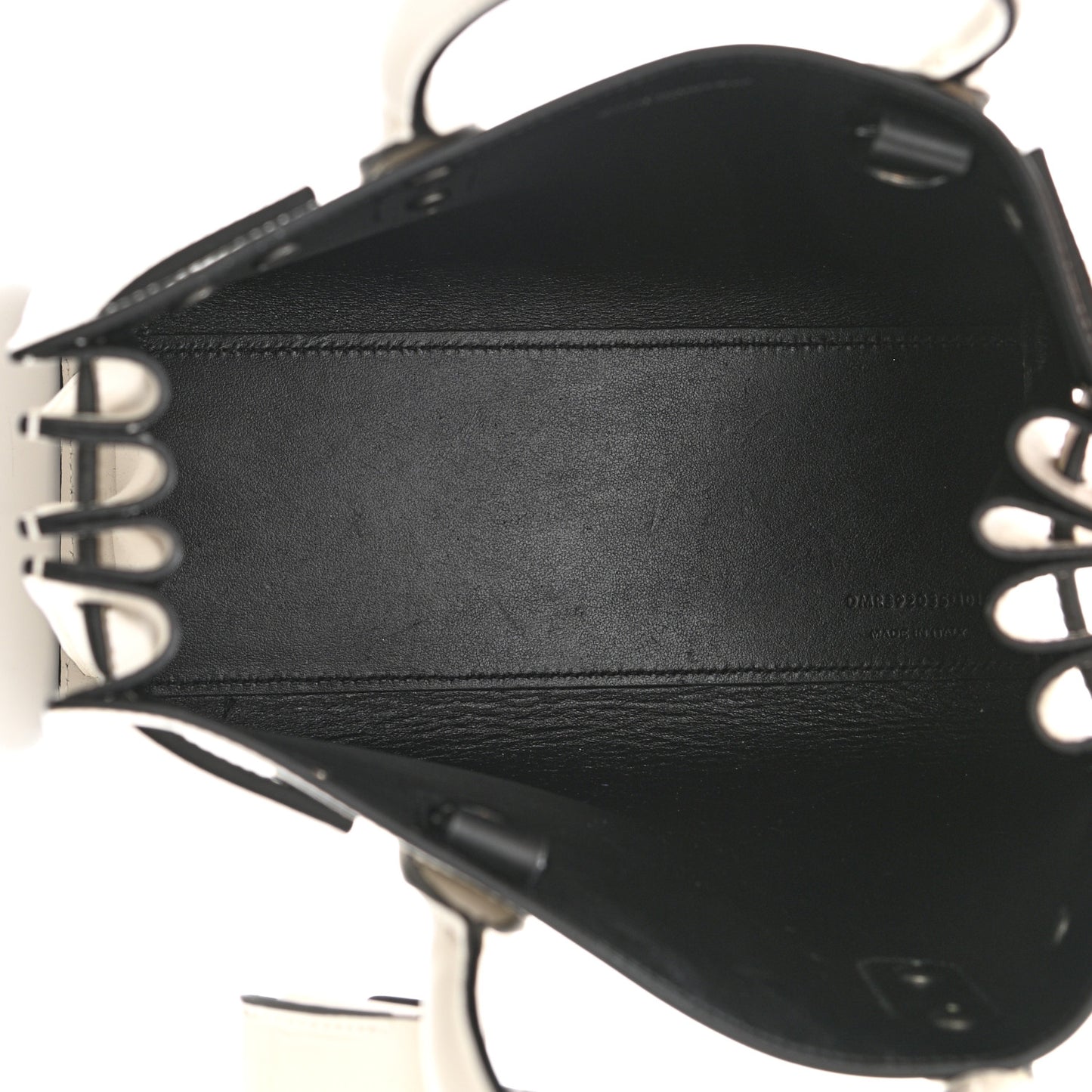 Grained Calfskin Nano Sac De Jour Porcellana Black