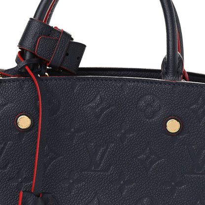 Louis Vuitton Empreinte Montaigne BB Marine Rouge 7 of 9