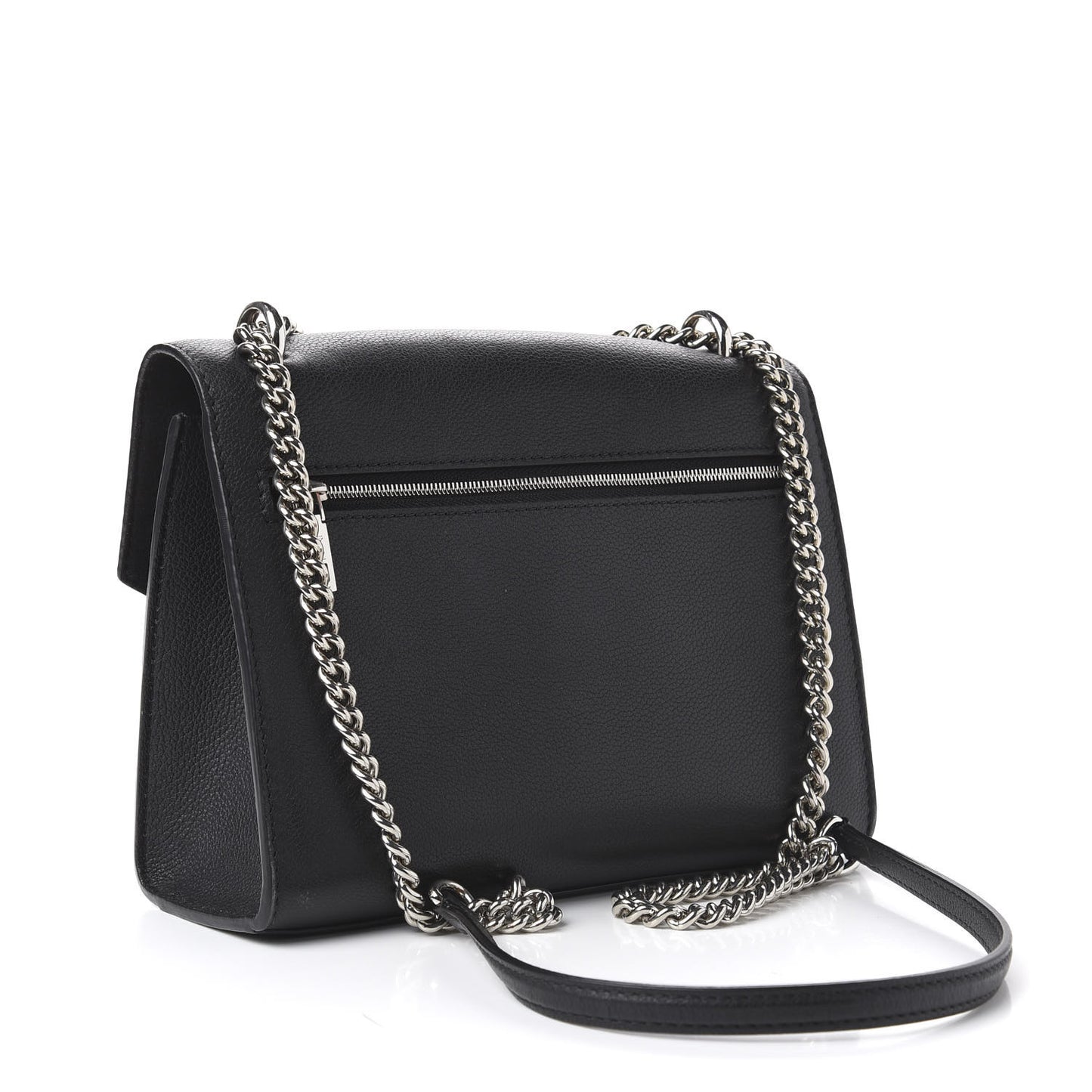 Soft Calfskin My Lockme Chain Bag BB Black