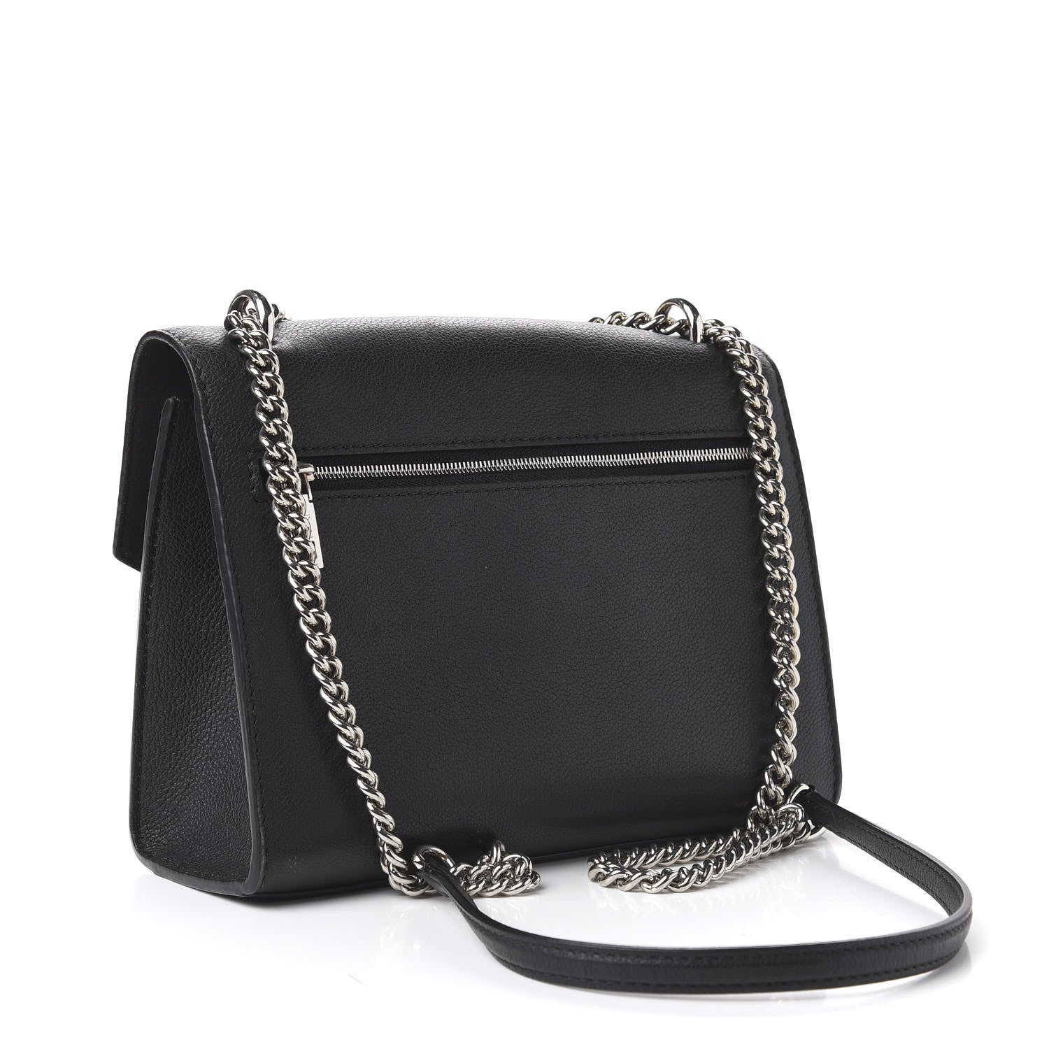 Louis Vuitton Soft Calfskin My Lockme Chain Bag BB Black 2 of 8