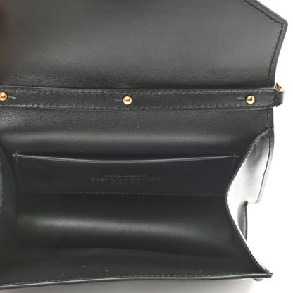 Dolce & Gabbana Smooth Calfskin Small Devotion Envelope Top Handle Bag Black 5 of 7