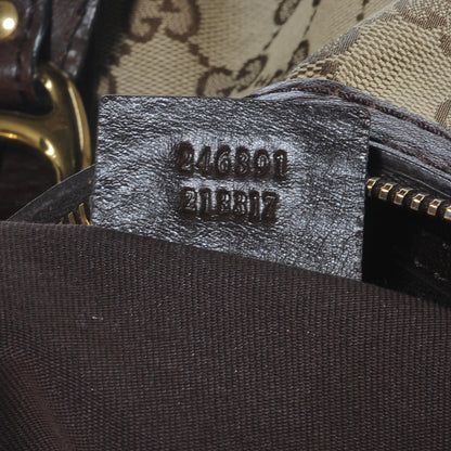 Gucci Monogram Interlocking G Tote Dark Brown 7 of 7