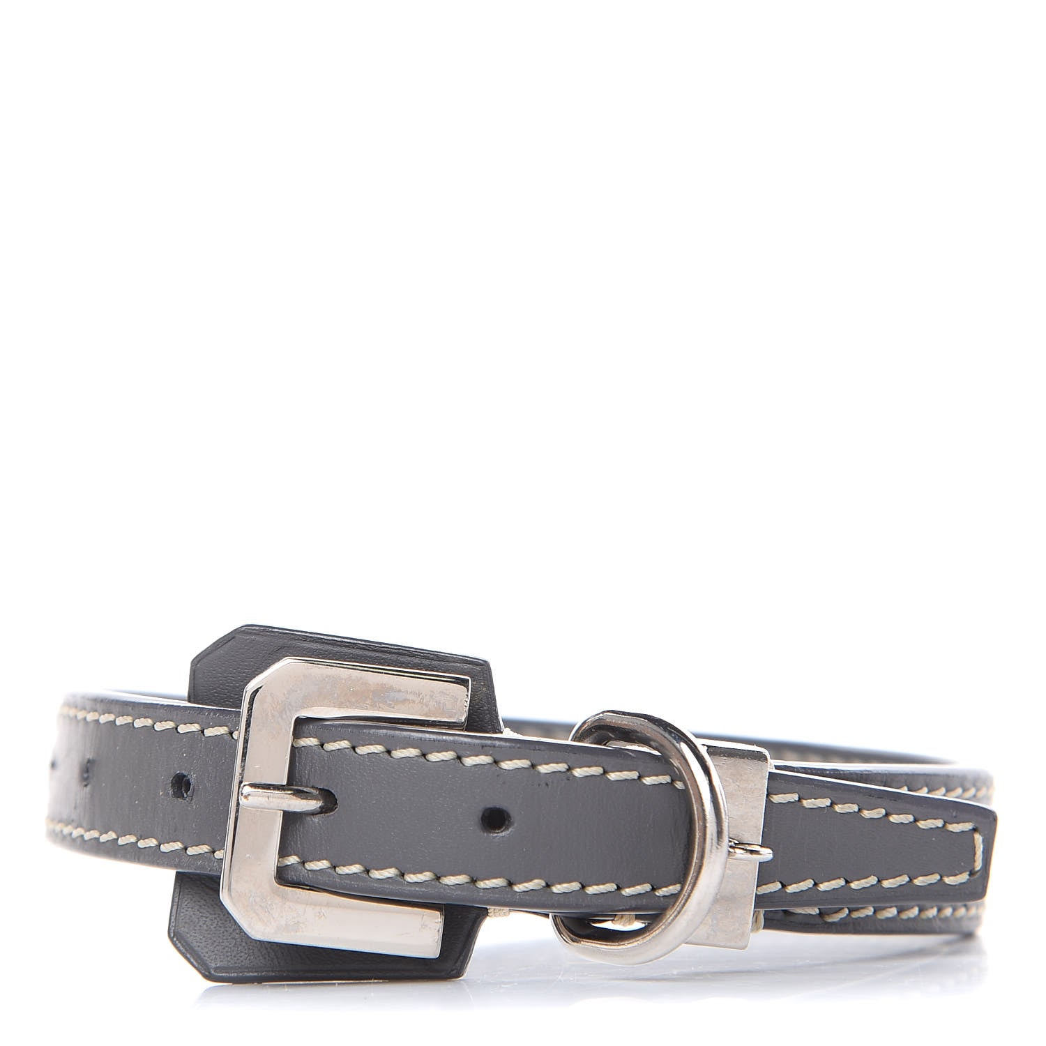 Goyard Goyardine Dog Collar Grey 1 of 6