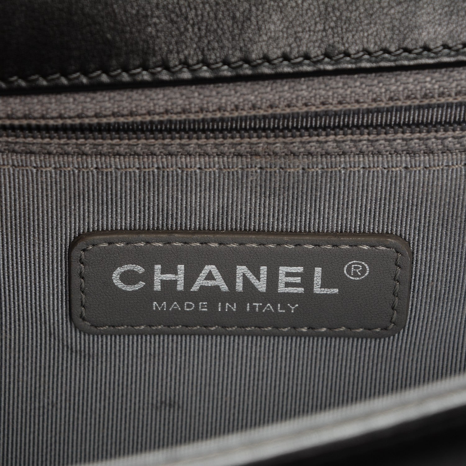 Chanel Calfskin Chevron Quilted New Medium Boy Flap Black 6 of 8