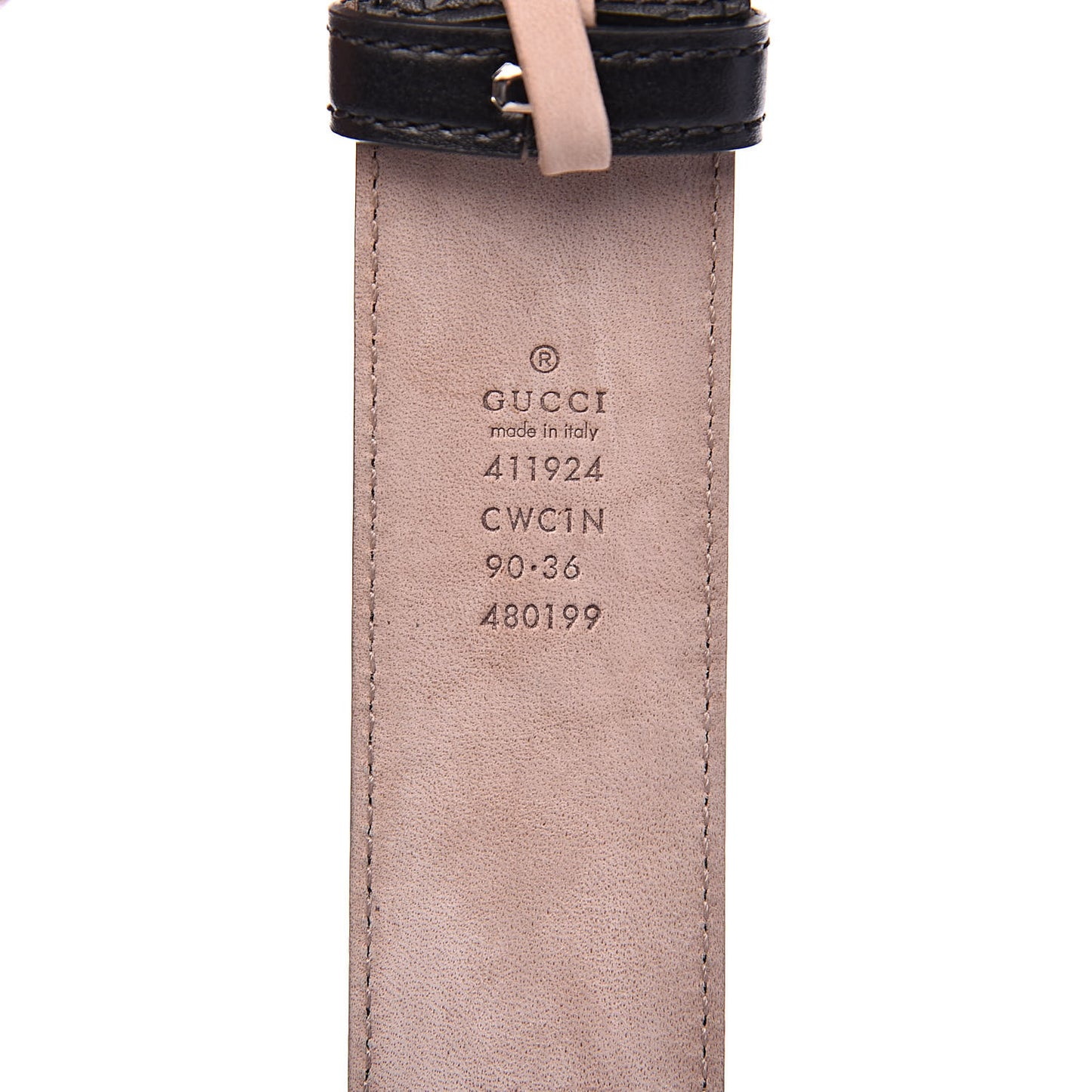Guccissima Signature Interlocking G 40mm Belt 90 36 Black