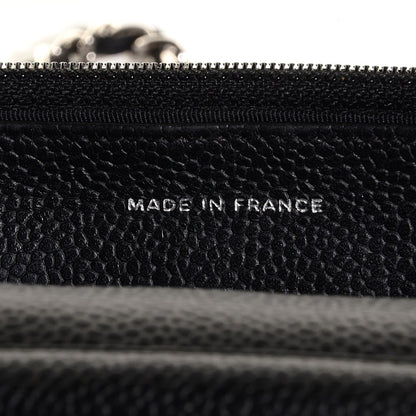 Chanel Caviar Quilted Wallet On Chain WOC Black 7 of 8