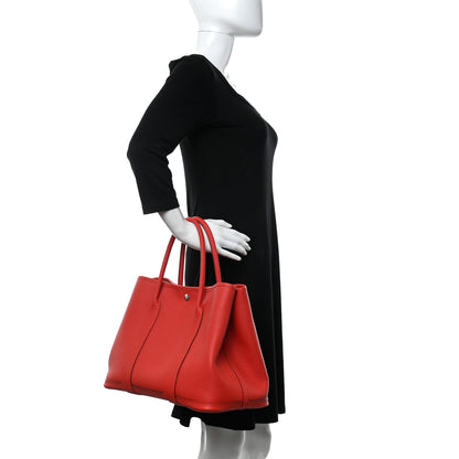 Hermes Vache Country Garden Party 36 MM Rouge Tomate 2 of 10