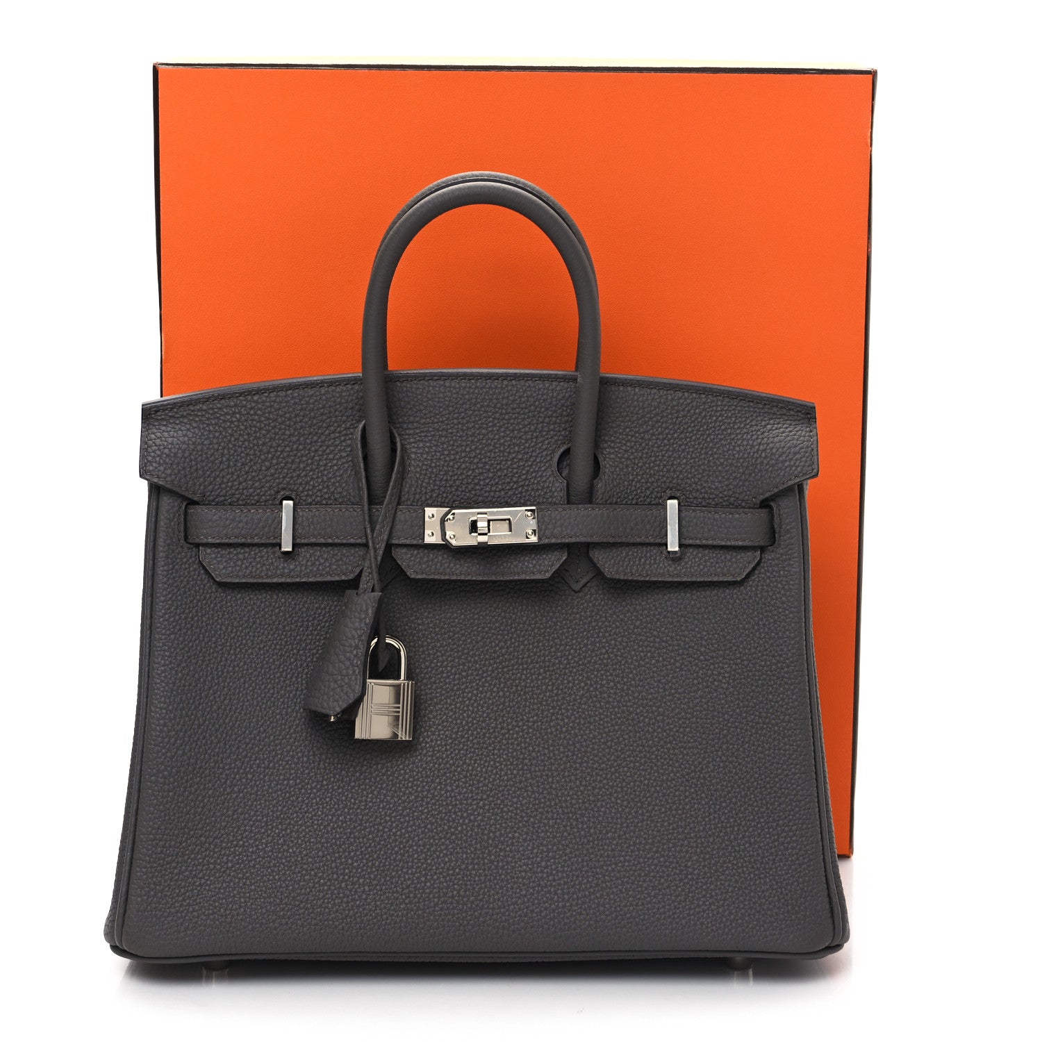 Hermes Togo Birkin 25 Etain 12 of 12