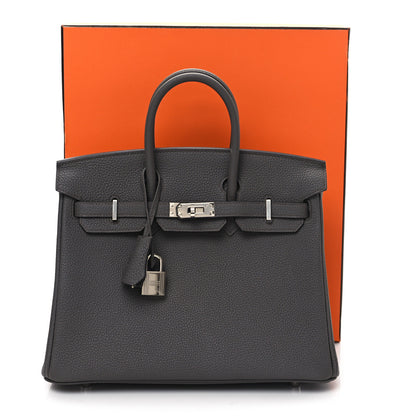 Hermes Togo Birkin 25 Etain 12 of 12
